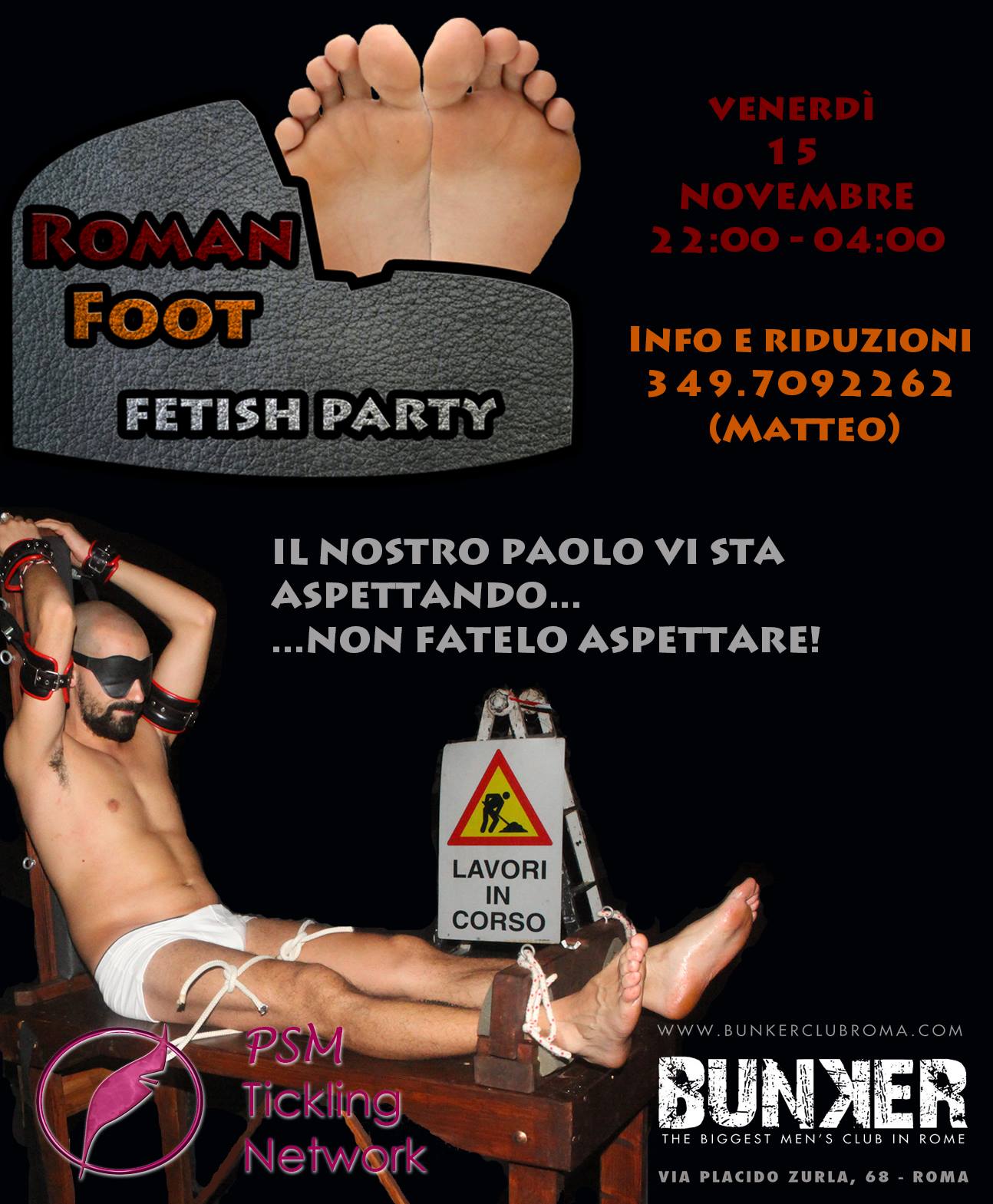 Roman foot – fetish party #2 | PSM