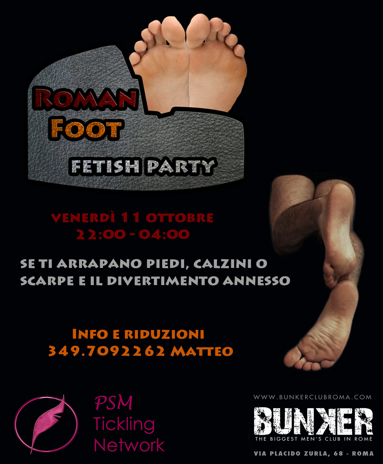 Roman foot – fetish party | PSM